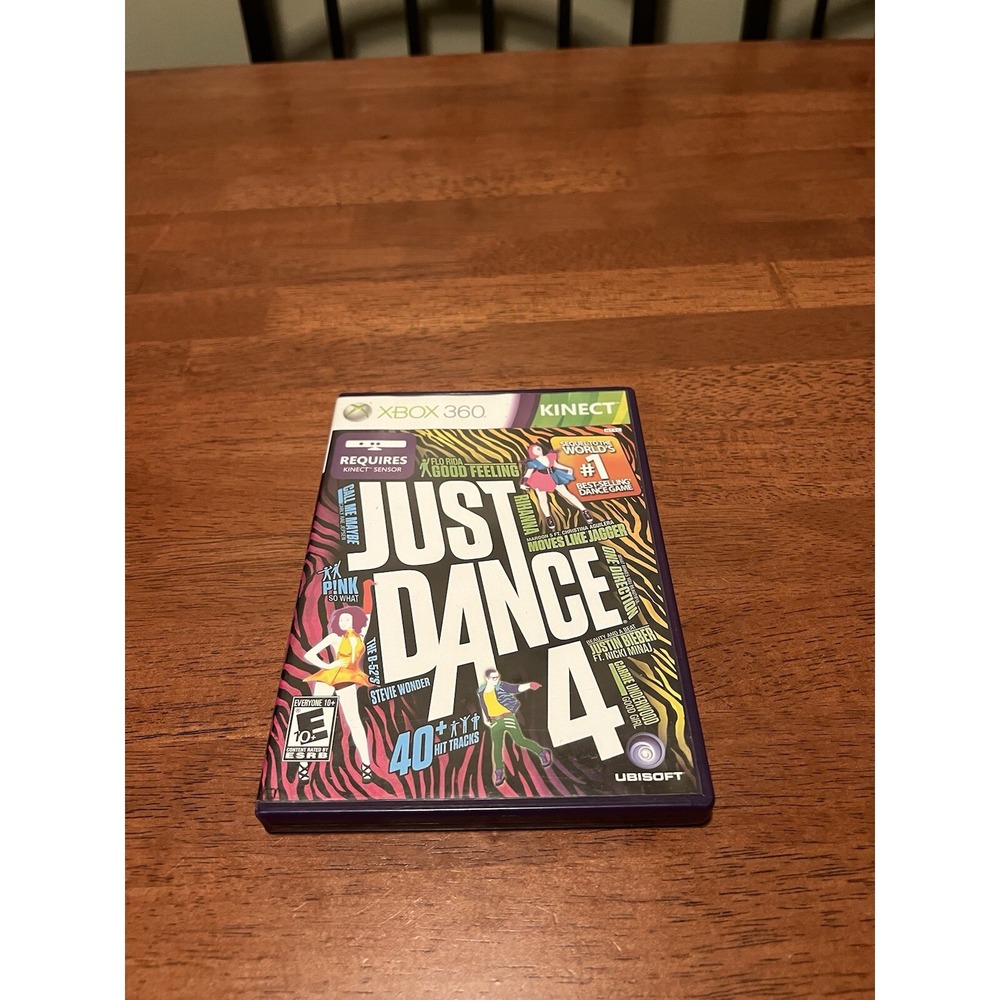 Just‎ Dance 4 (Microsoft Xbox 360, 2012) CIB Tested